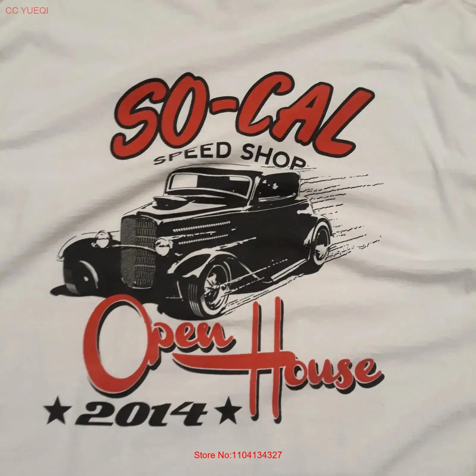 Vintage Fashion Houses - Erkek Beyaz 2X So Cal Speed