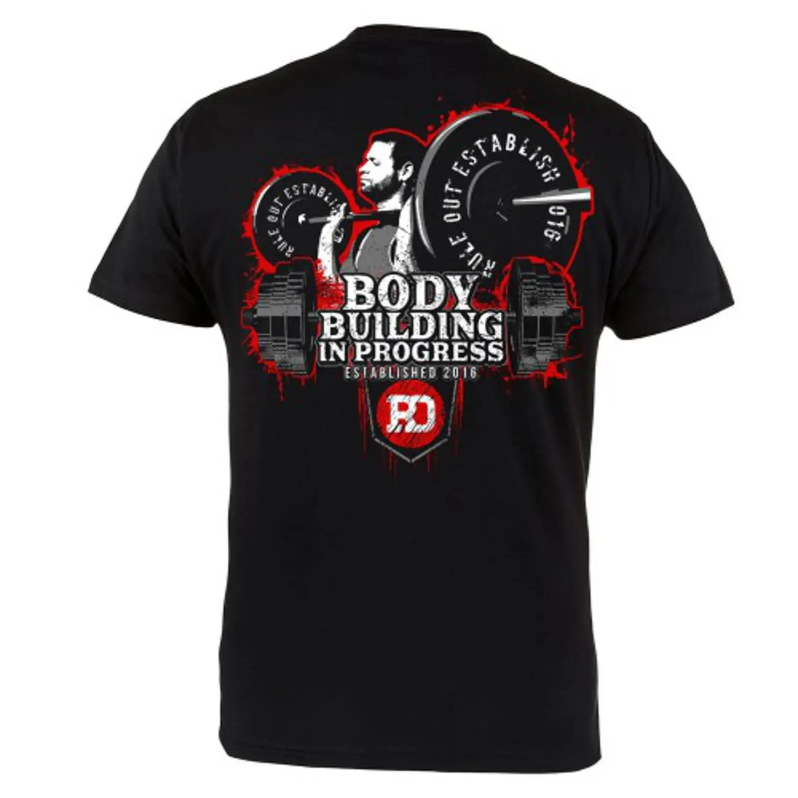Vintage Fashion Build - BODY BUILDING T SHIRT vintage Yıkanmış