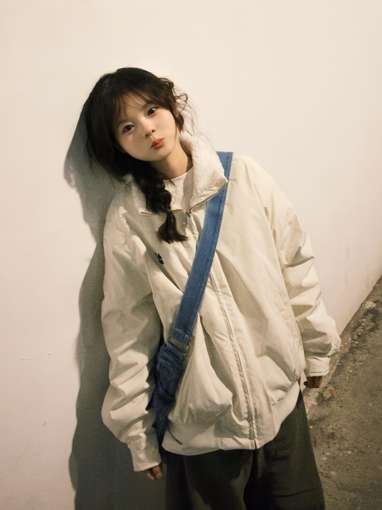 Varsity Jacket Wool - Kuzu Yünü Ceket Kuzu Yünü Kadın