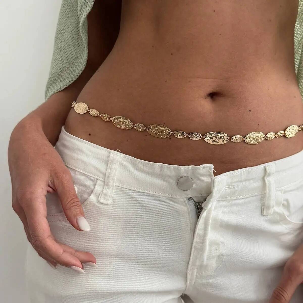 Vintage Fashion Trends - IngeSight.Z Basit Vintage Katlama Metal Bel