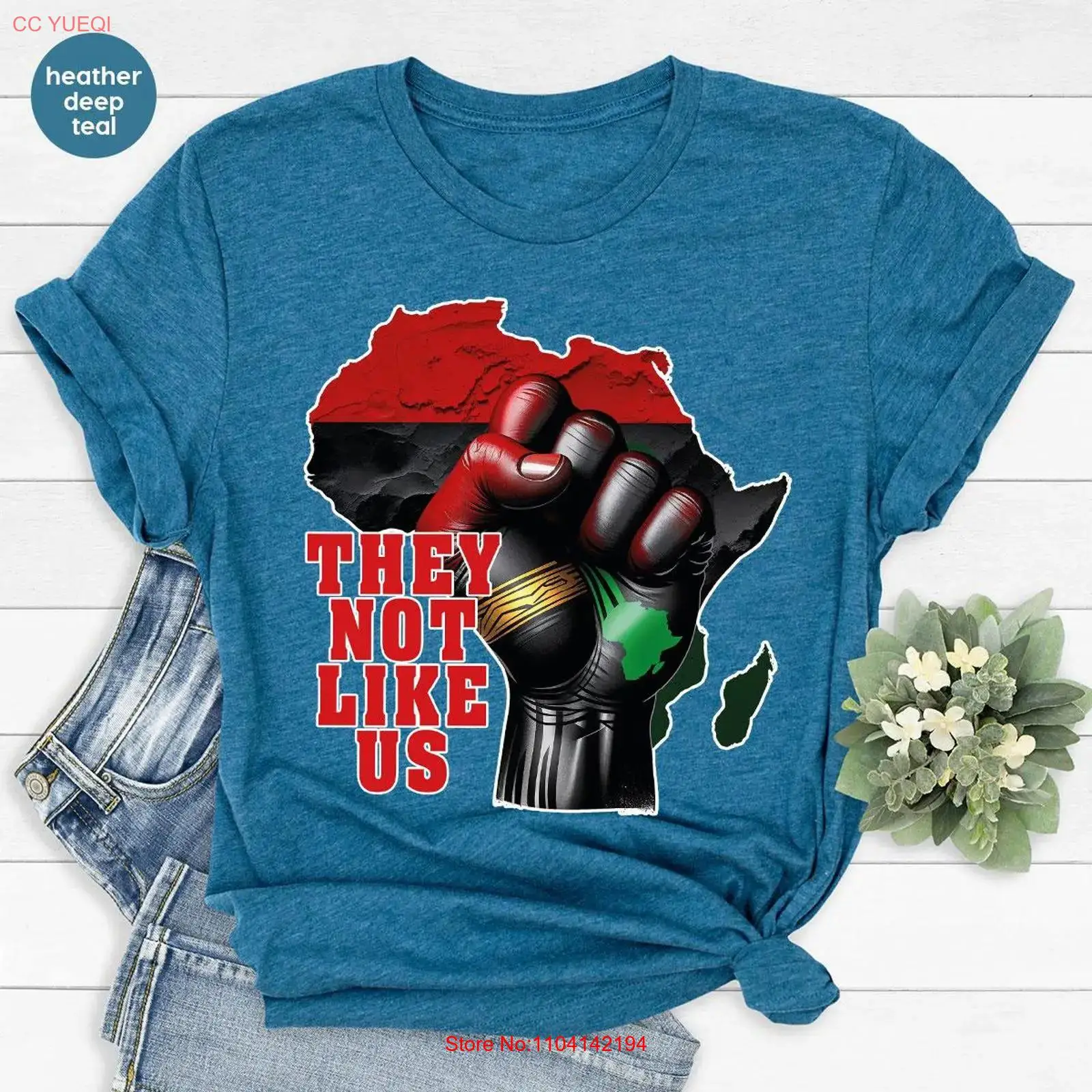 Vintage Fashion History - Bizimle Aynı Değiliz Tişörtü Afrikalı Amerikalı