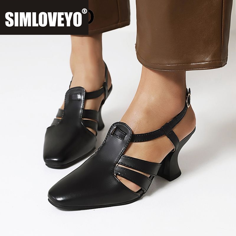 Vintage Fashion Female - SIMLOVEYO 2025 Moda Günlük Kadın Sandaletleri