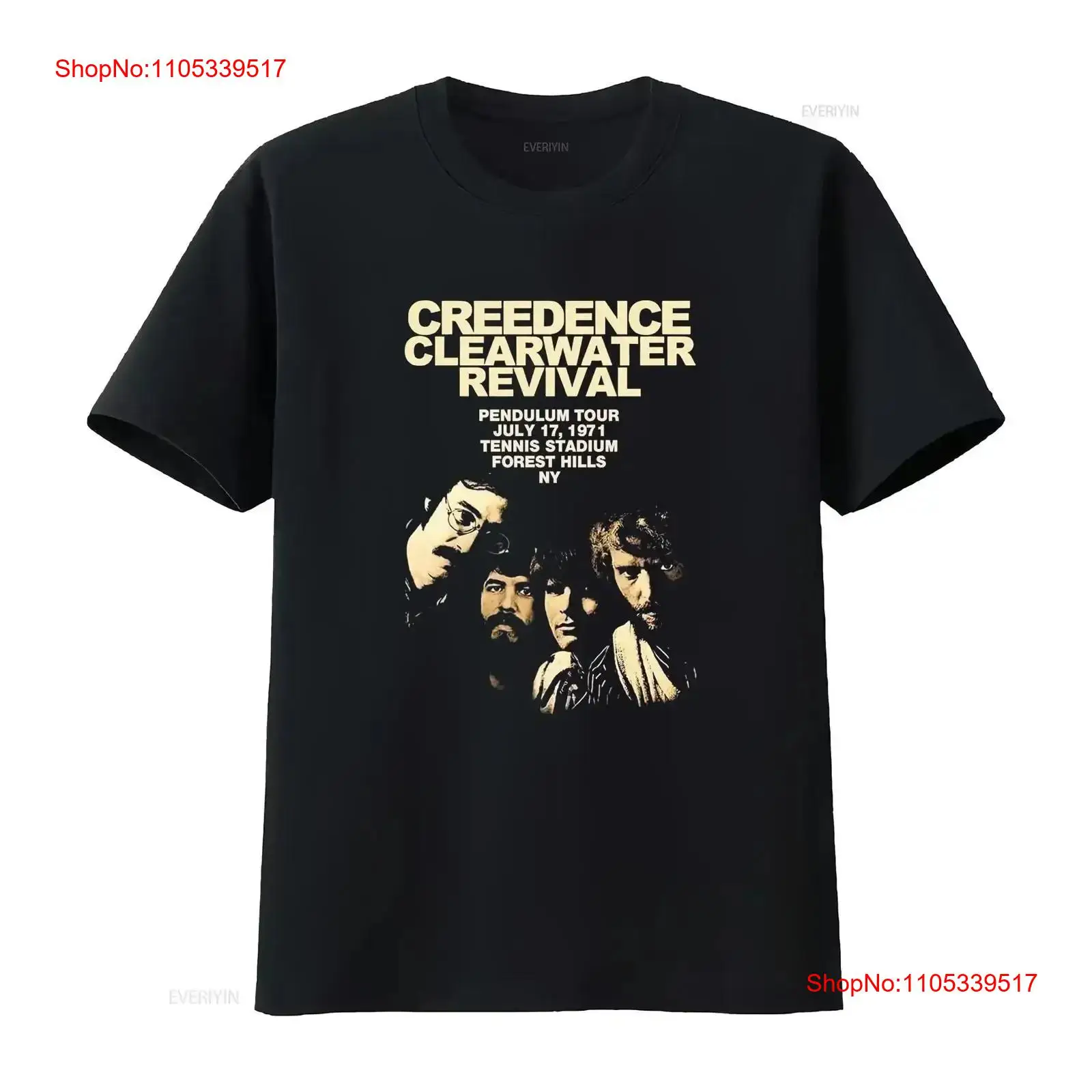 Vintage Fashion Revival - Sıcak CCR Creedence Clearwater Revival Tişörtü