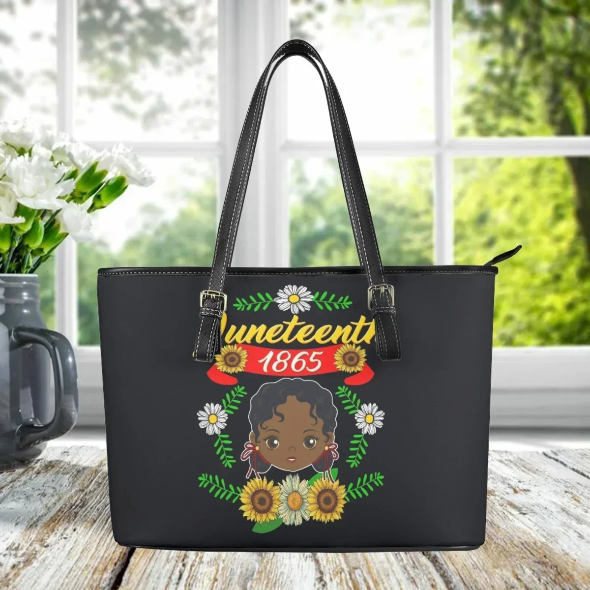 Vintage Fashion History - Siyah Tarih Ayı Juneteenth 1865 Ayçiçeği