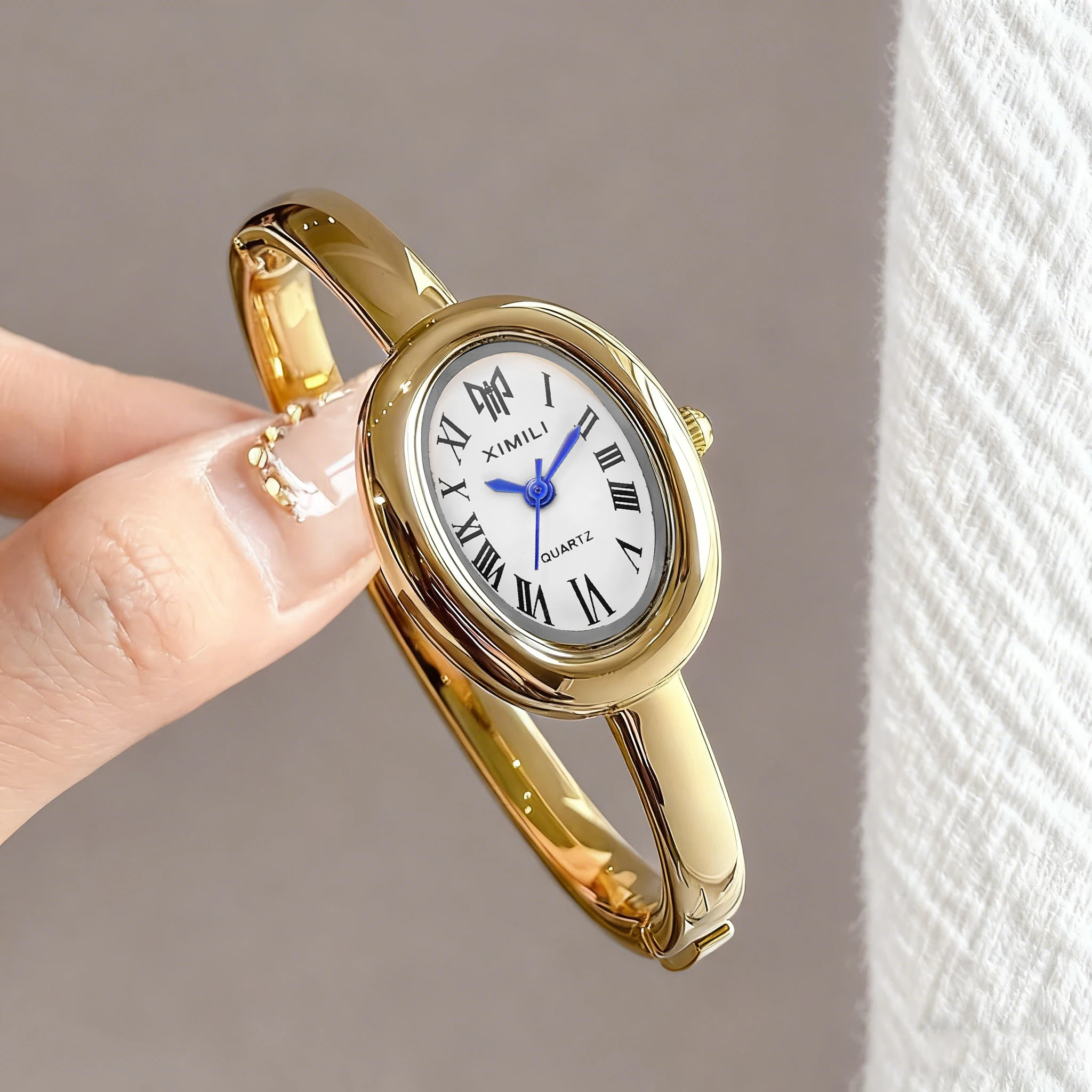 Vintage Fashion Watches - 2026XIMILI Kadınlar için Vintage Oval Bileklik