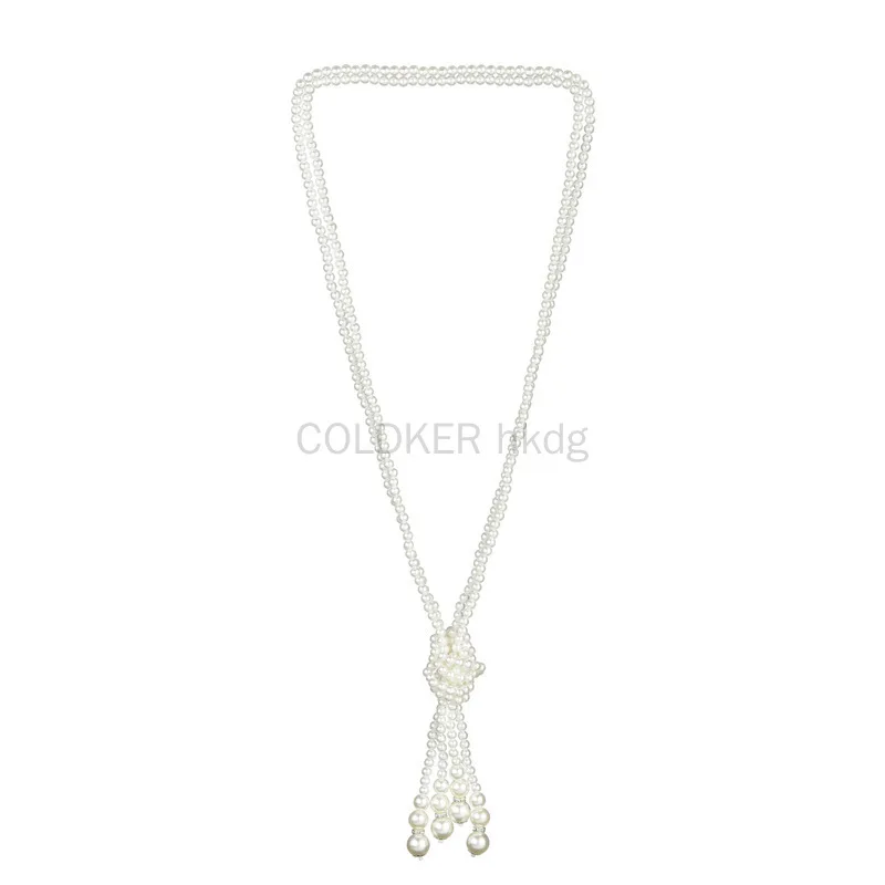 Vintage Fashion Jewelry - 1920'ler inci kolye moda sahte inciler