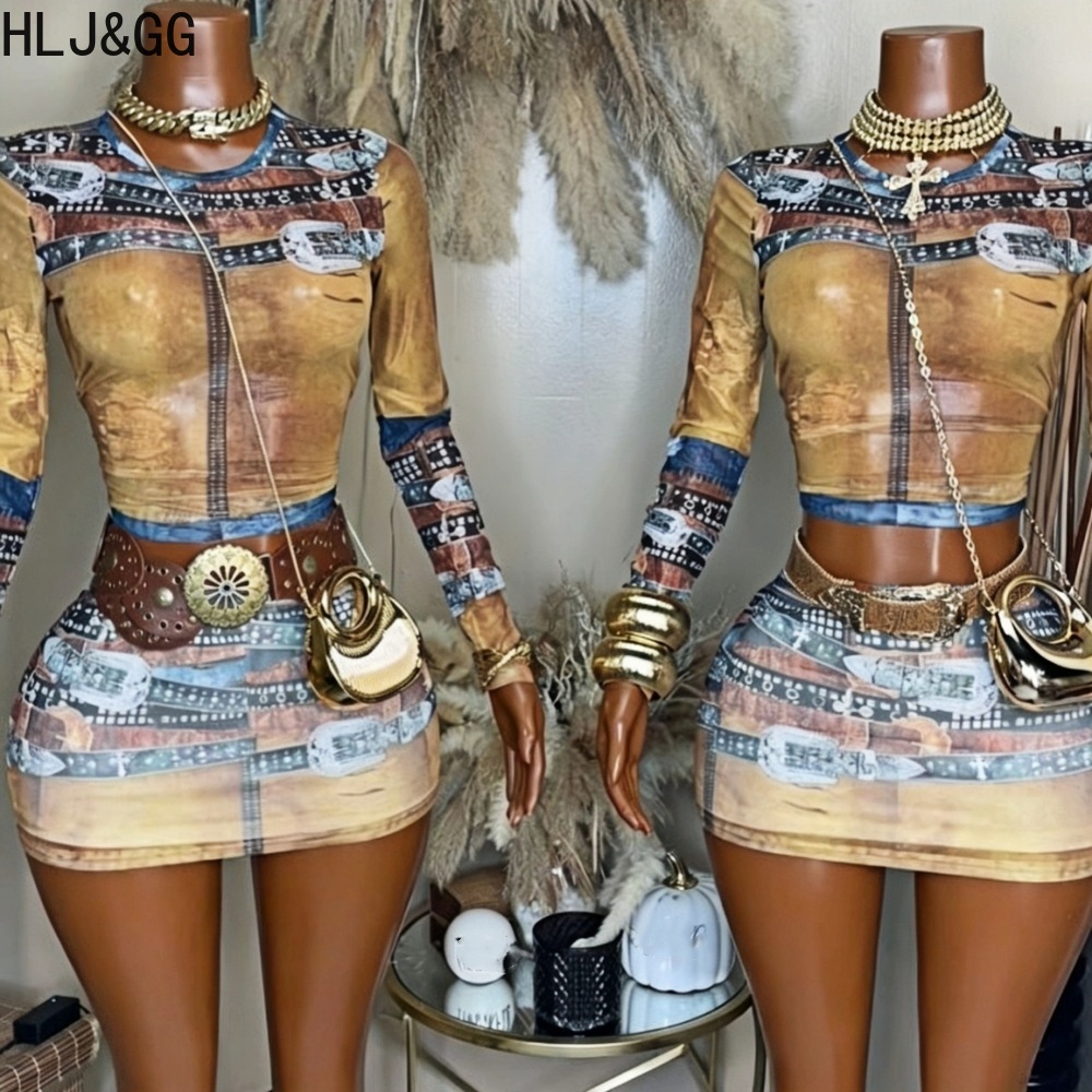 Vintage Fashion Trends - HLJ&GG Moda Vintage Desen Baskı Örgü