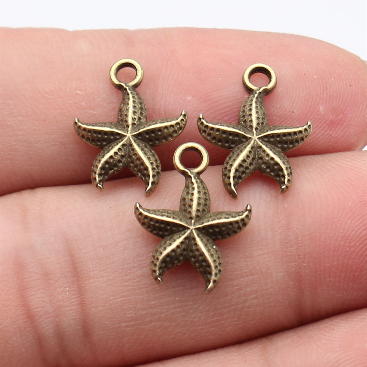 Vintage Fashion Jewelry - 20 adet 17x12mm 3 Renk Antik