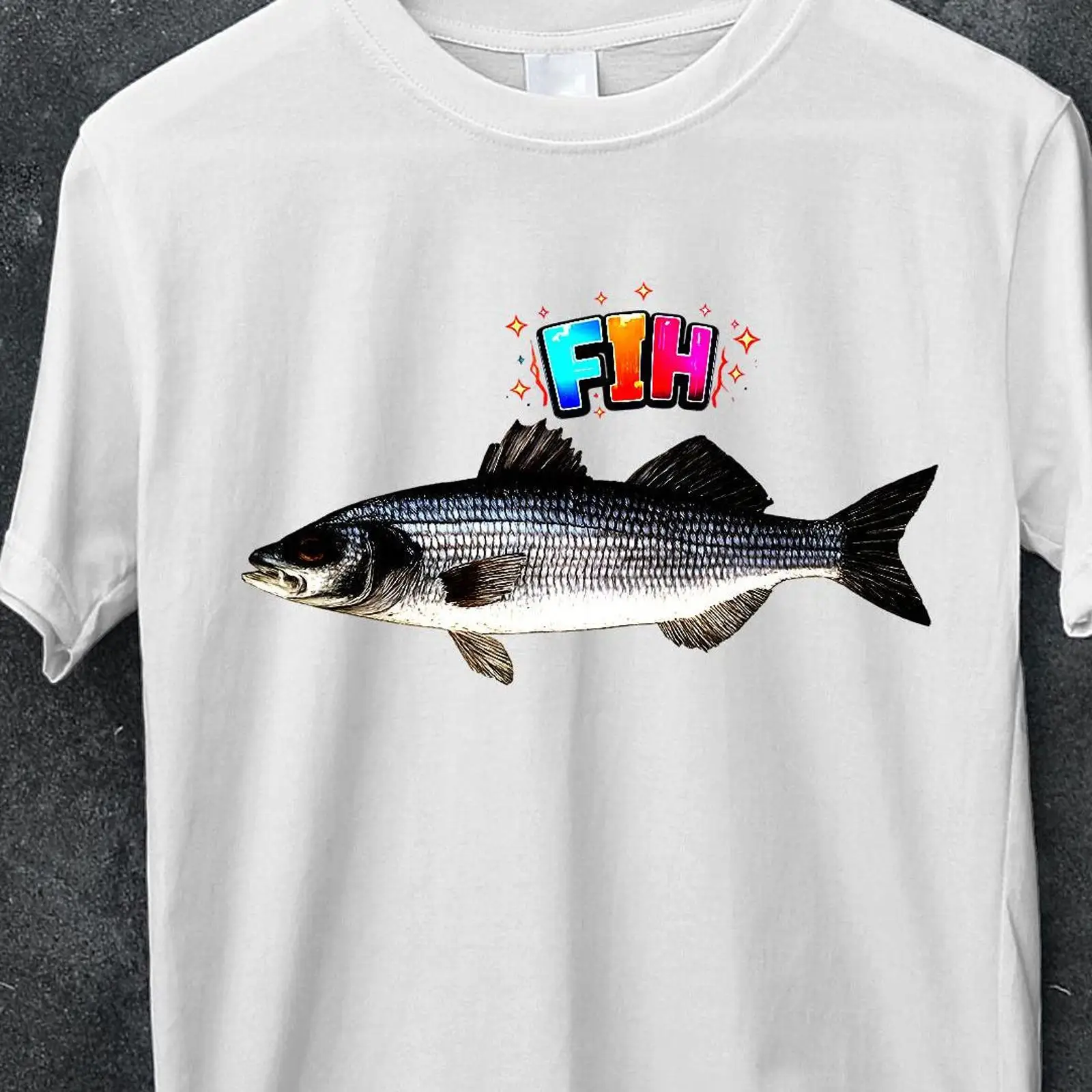 Vintage Fashion Gen Z - Fih Fish Meme Tişört Komik Gen