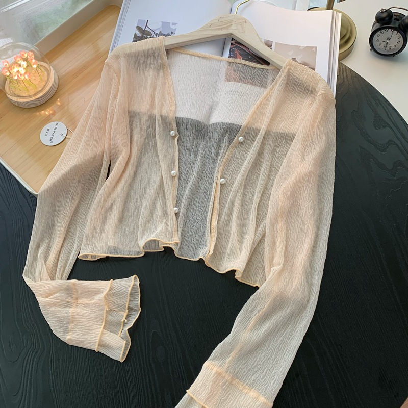 Crop Cardigan Vintage - 2026 Örme İnce Kazak Hırka Kadın