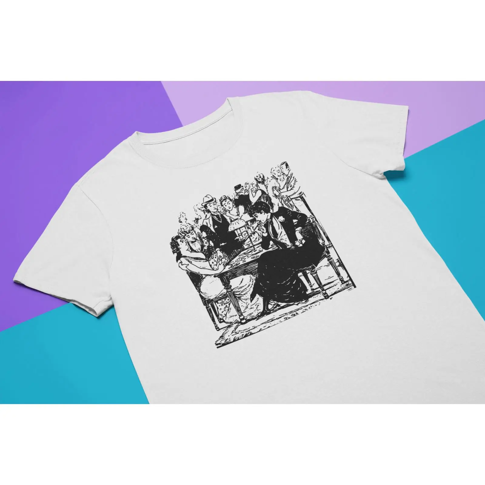 Vintage Queer Fashion - Karikatür Lezbiyen Tişörtü Butch Femme Queer