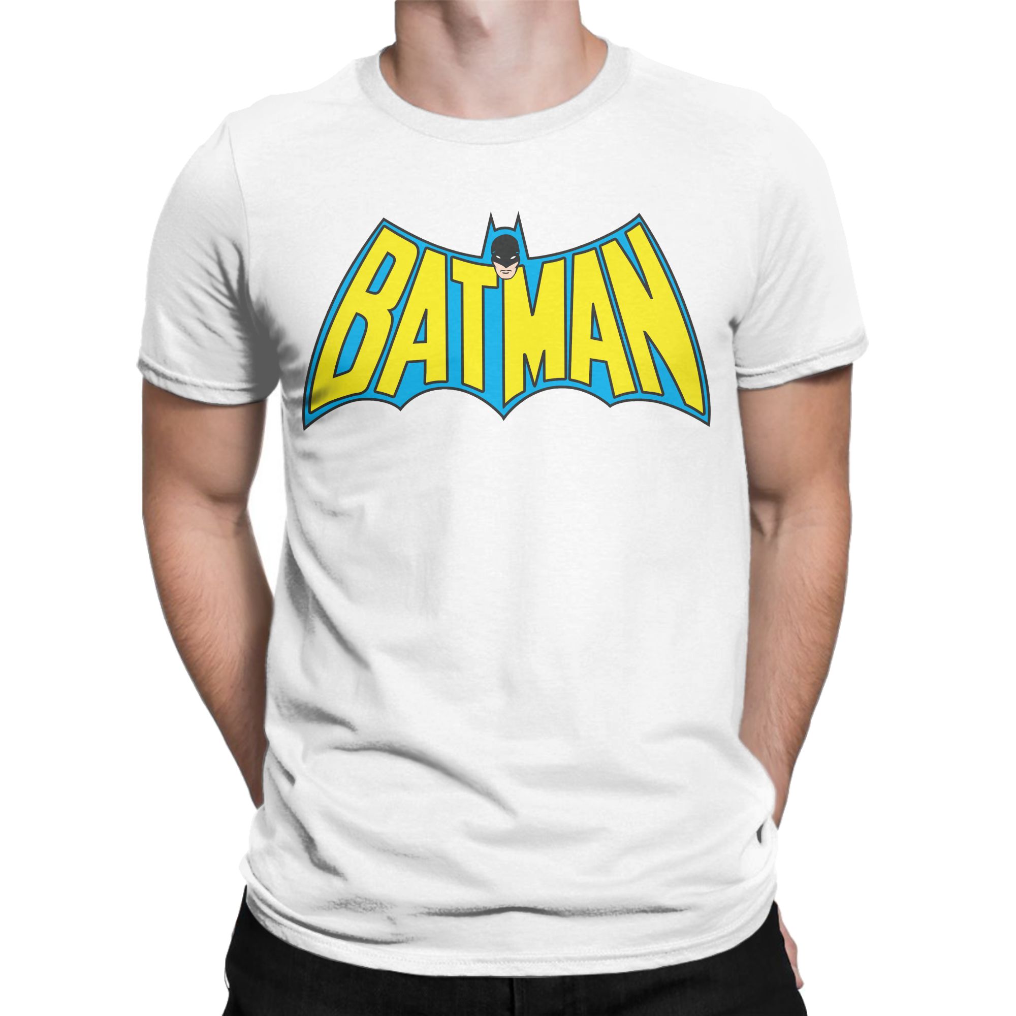 Vintage Fashion Ideas - Erkekler Kadınlar Batmans Vintage Logo T