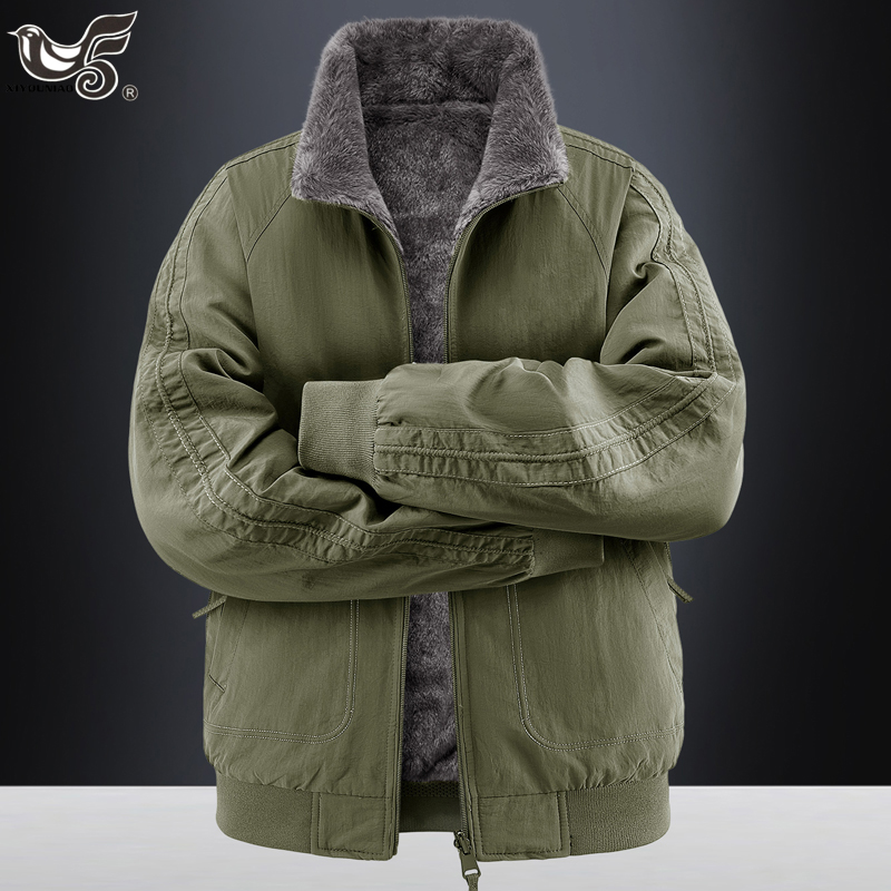 Erkek Parkaları Kalın Sıcak Çi - Varsity Jacket Wool incelemesi ve fiyatı