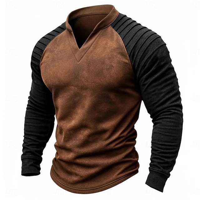 Vintage Eskitilmiş Henley Ragl - Vintage Fashion For Men incelemesi ve fiyatı