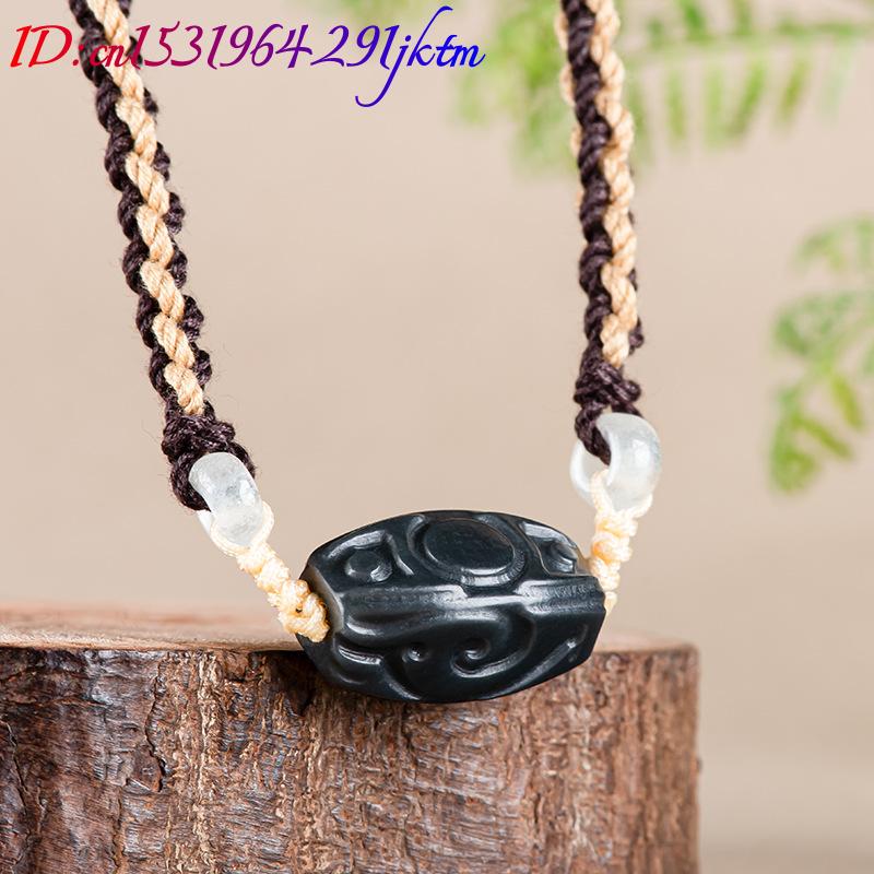 Hetian Yeşim Oyma Boncuk Kolye - Vintage Fashion Jewelry incelemesi ve fiyatı