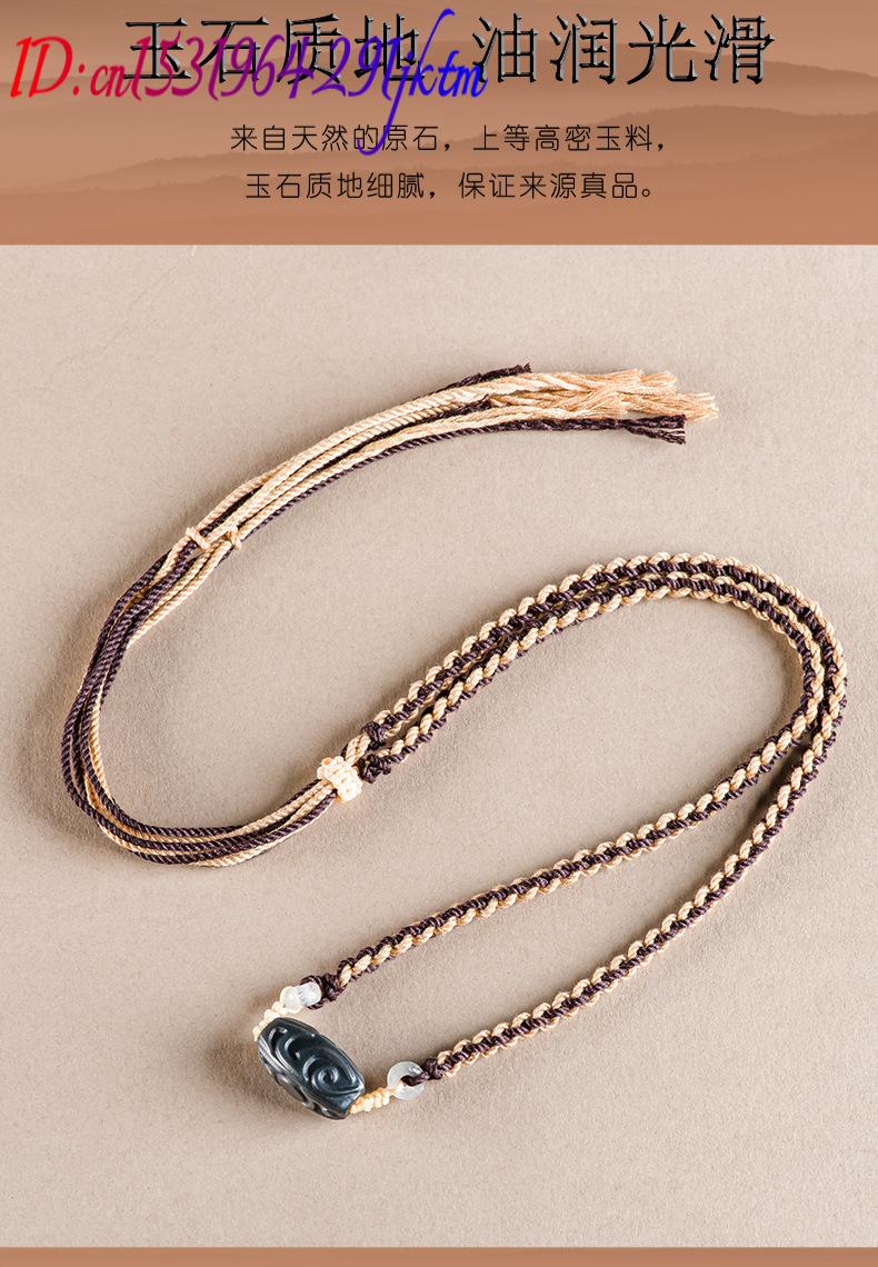 Hetian Yeşim Oyma Boncuk Kolye - Vintage Fashion Jewelry incelemesi ve fiyatı