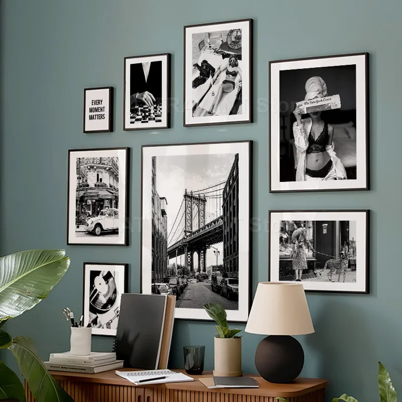 Siyah ve Beyaz Vintage duvar s - Vintage Fashion Sketches incelemesi ve fiyatı