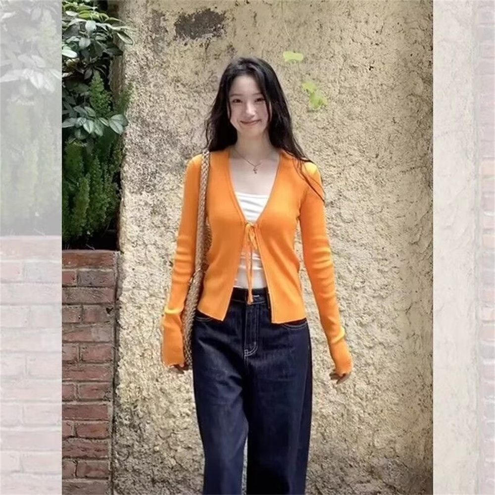 Kadın Örgü İnce Uzun Kollu Hır - Crop Cardigan Vintage incelemesi ve fiyatı