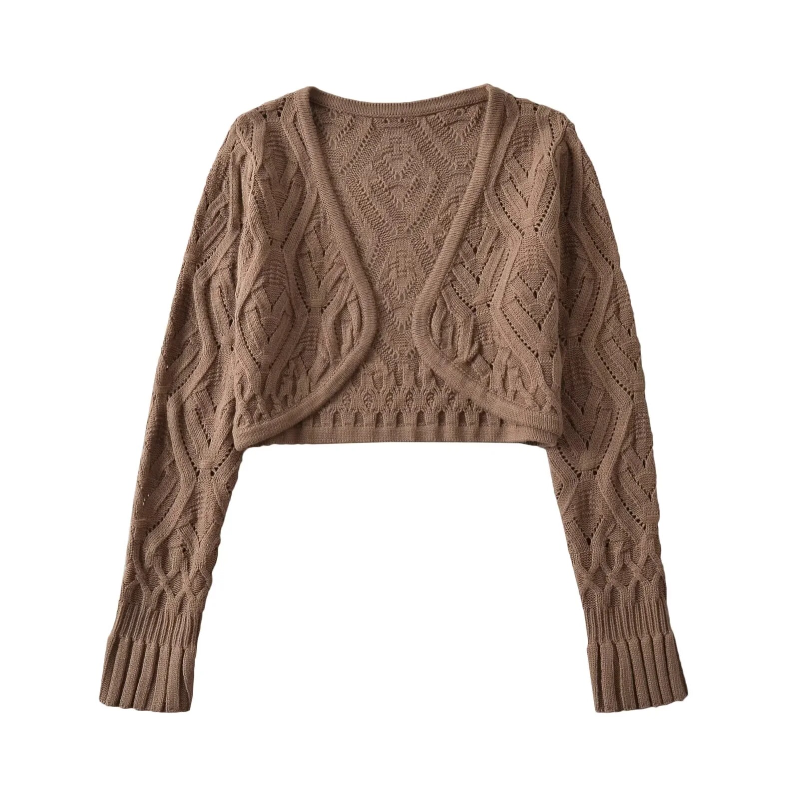 Kadınlar Siyah Halter Kırpılmı - Crop Cardigan Vintage incelemesi ve fiyatı