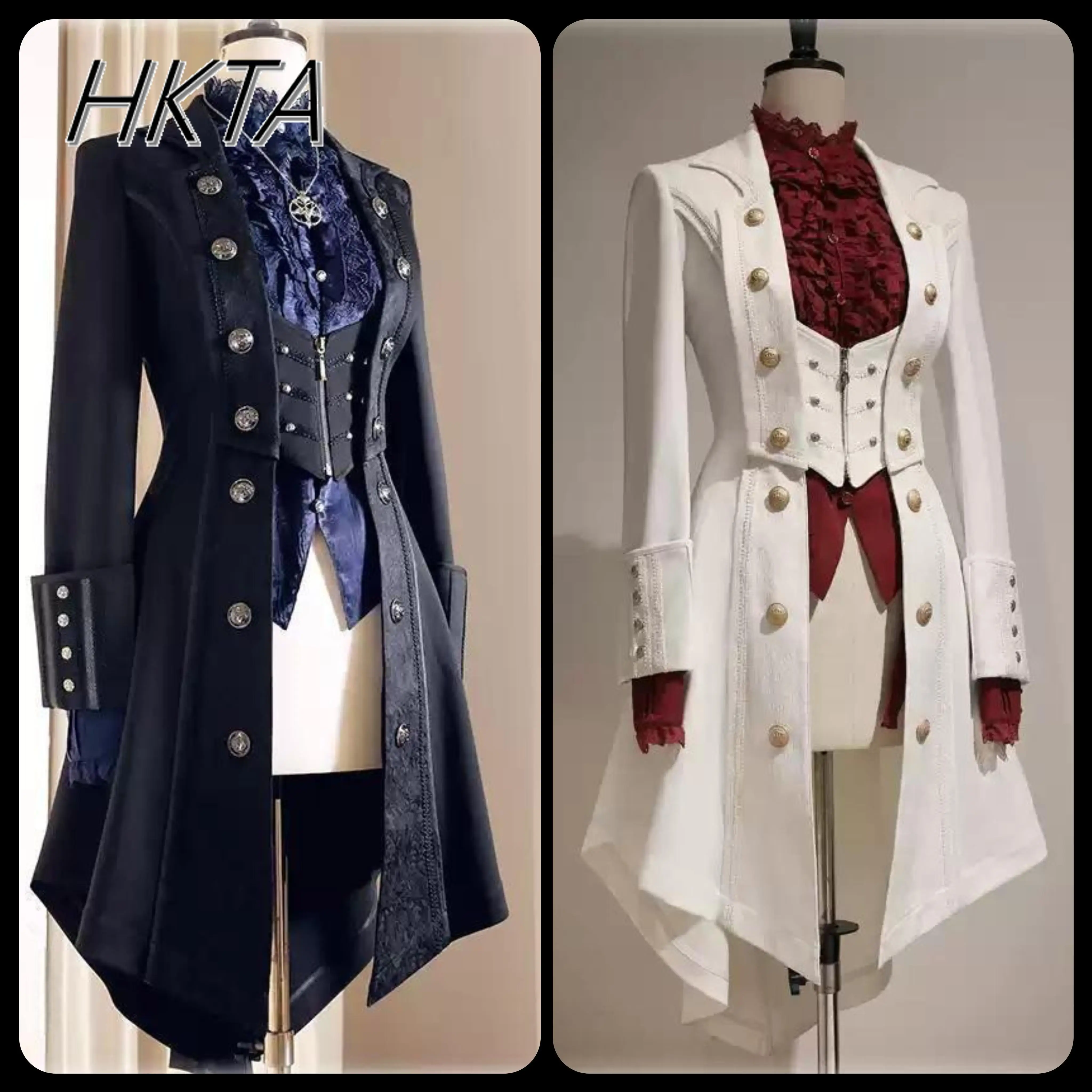 İngiliz Tarzı Retro Koyu Goth  - Vintage Trench Coat incelemesi ve fiyatı
