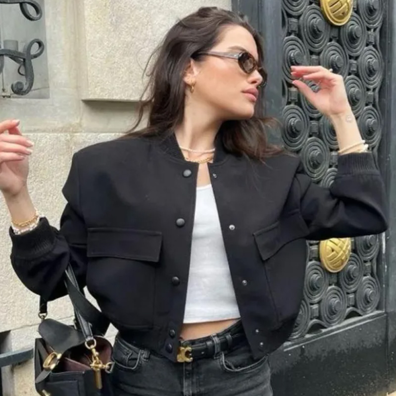 HXAO Kadın Bomber Ceket Kırpıl - Varsity Jacket Wool incelemesi ve fiyatı
