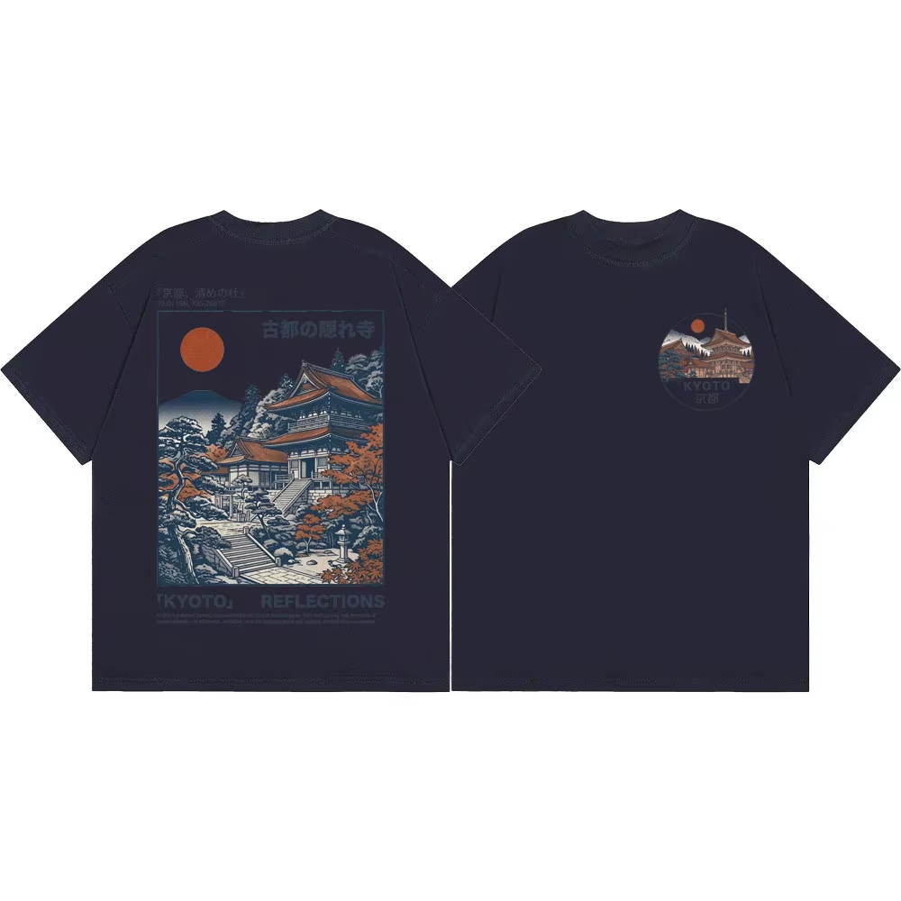 Kyoto Temple Grafik Baskılı Vi - Vintage Fashion Kyoto incelemesi ve fiyatı