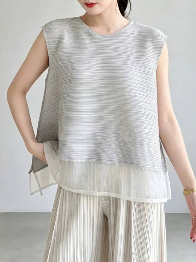 Moda Örgü Patchwork Pileli Üst - Vintage Fashion Build incelemesi ve fiyatı