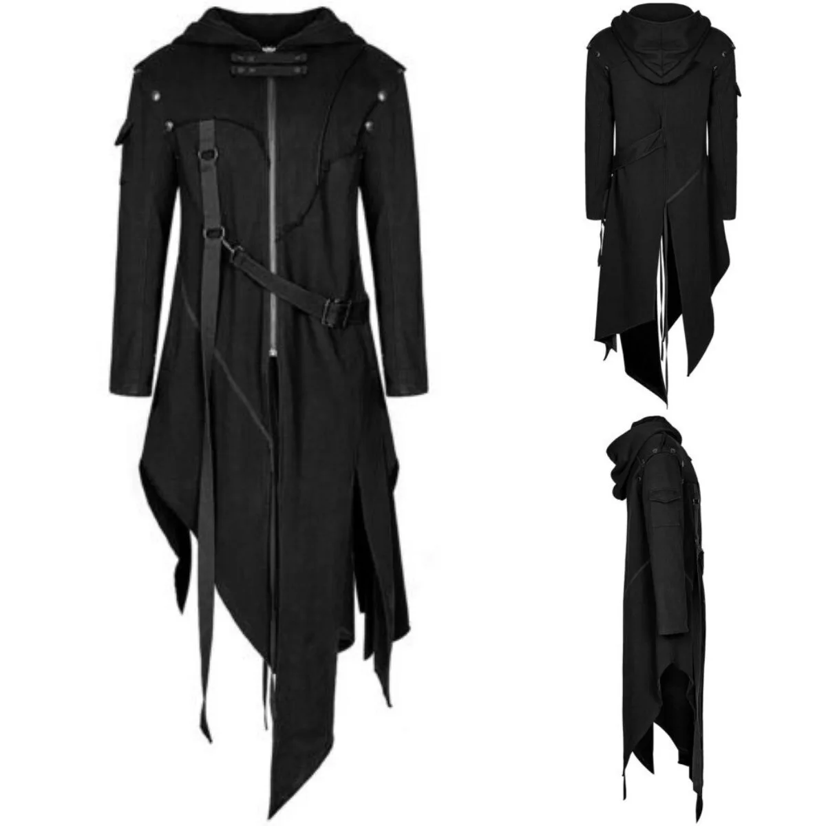 Steampunk Trençkot Gotik Ceket - Vintage Trench Coat incelemesi ve fiyatı
