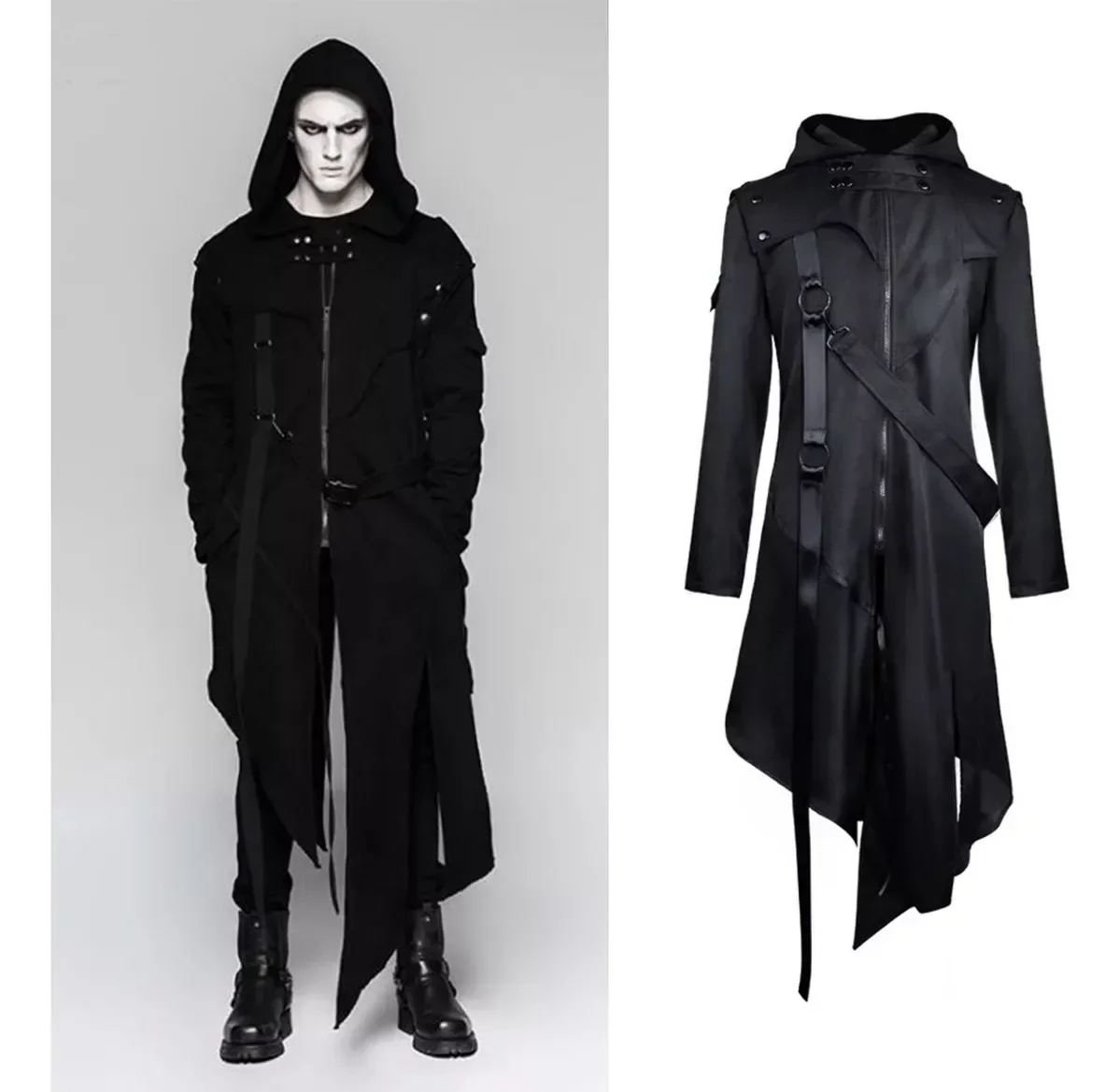Steampunk Trençkot Gotik Ceket - Vintage Trench Coat incelemesi ve fiyatı