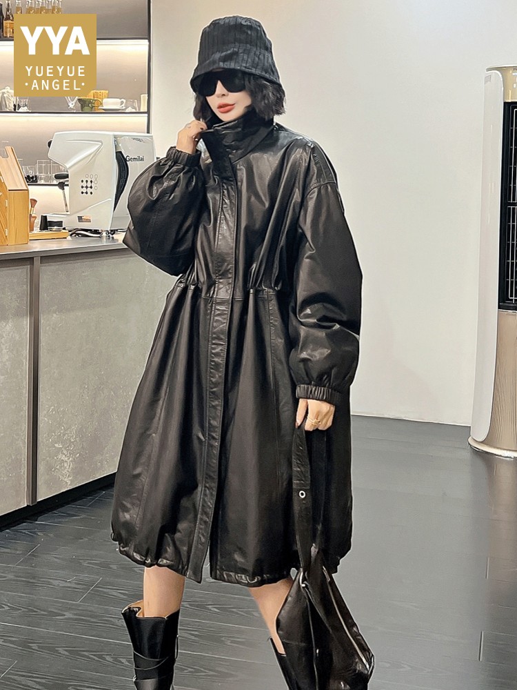 Vintage Kadınlar Kış Sığır Der - Vintage Trench Coat incelemesi ve fiyatı