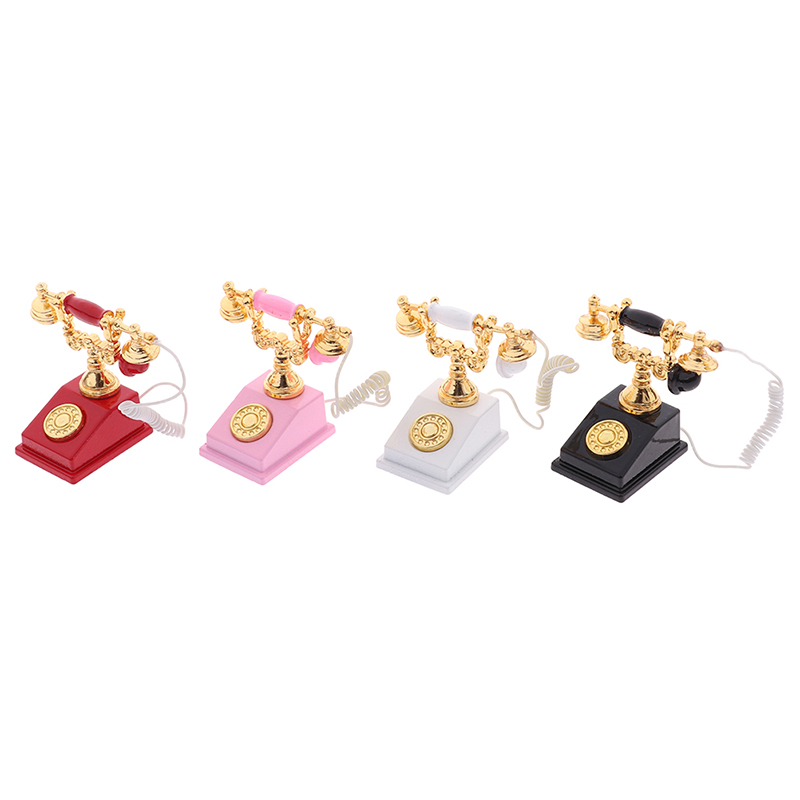 1:12 Vintage Telefon Dollhouse - Vintage Fashion Houses incelemesi ve fiyatı