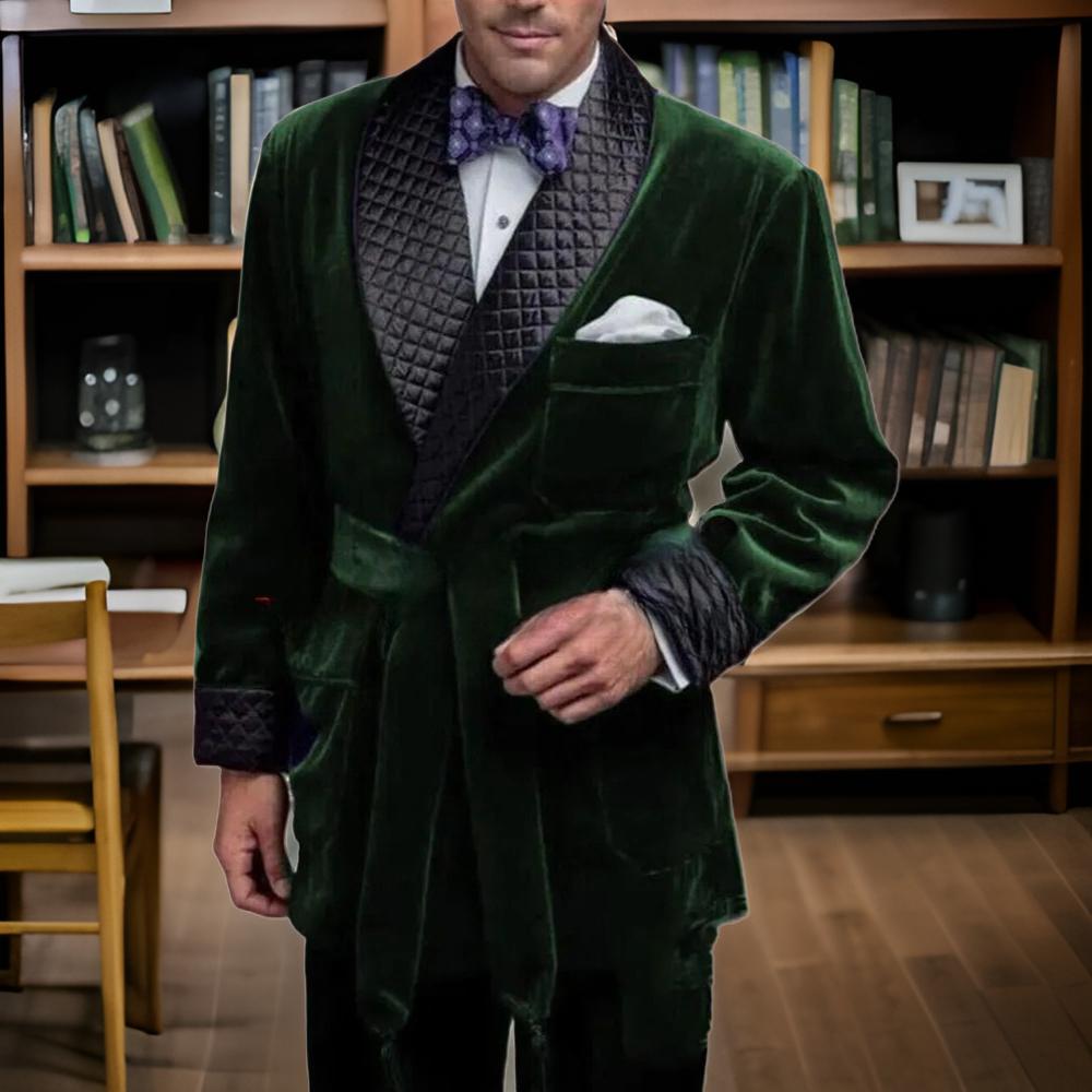 Yeşil Kadife Sigara Takım Elbi - Vintage Trench Coat incelemesi ve fiyatı