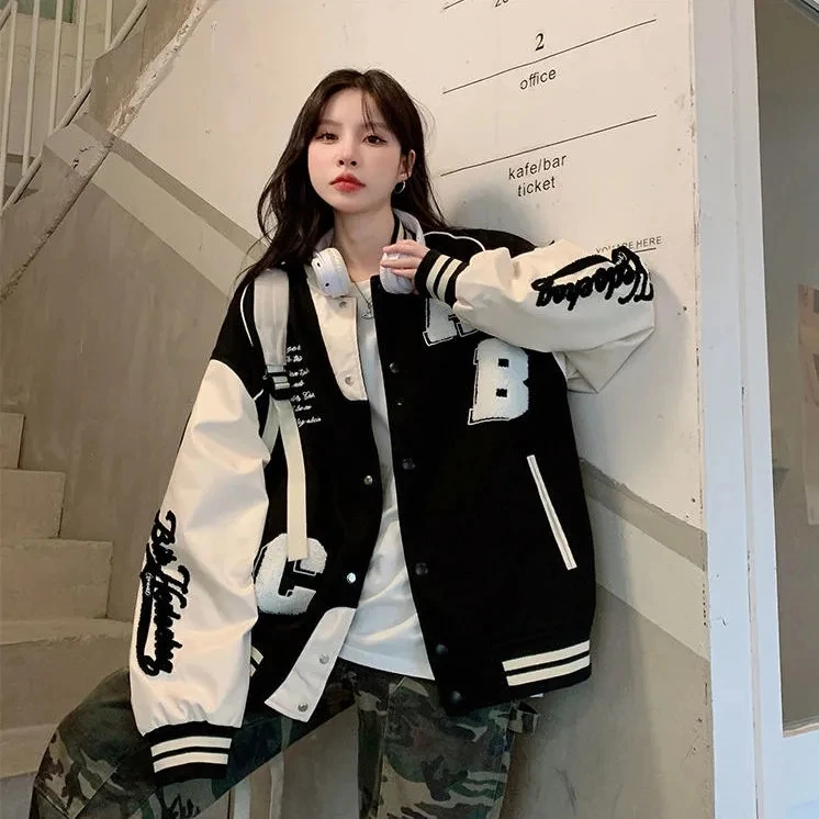 Y2k Kuzu Yün Bombacı Ceket Kad - Varsity Jacket Wool incelemesi ve fiyatı