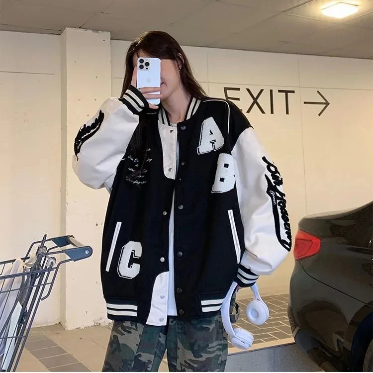 Y2k Kuzu Yün Bombacı Ceket Kad - Varsity Jacket Wool incelemesi ve fiyatı