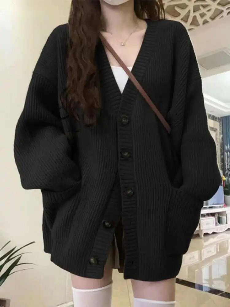 Gevşek Hırka Kadın Uzun Kollu  - Crop Cardigan Vintage incelemesi ve fiyatı