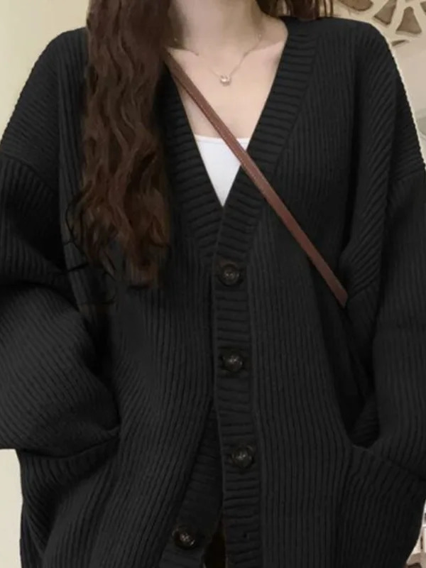 Gevşek Hırka Kadın Uzun Kollu  - Crop Cardigan Vintage incelemesi ve fiyatı