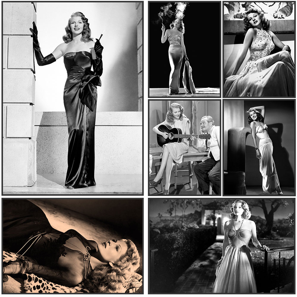 Rita Hayworth Posteri,Siyah Be - Vintage Fashion Sketches incelemesi ve fiyatı