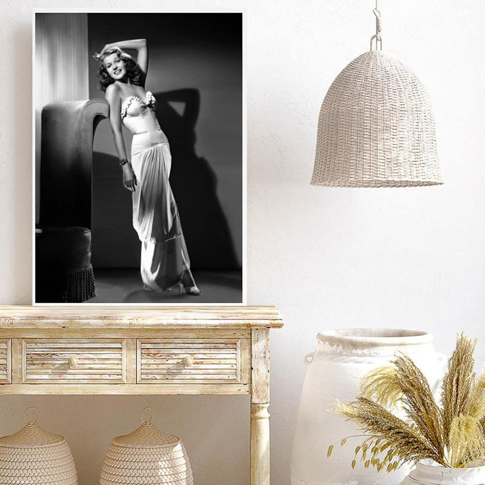 Rita Hayworth Posteri,Siyah Be - Vintage Fashion Sketches incelemesi ve fiyatı