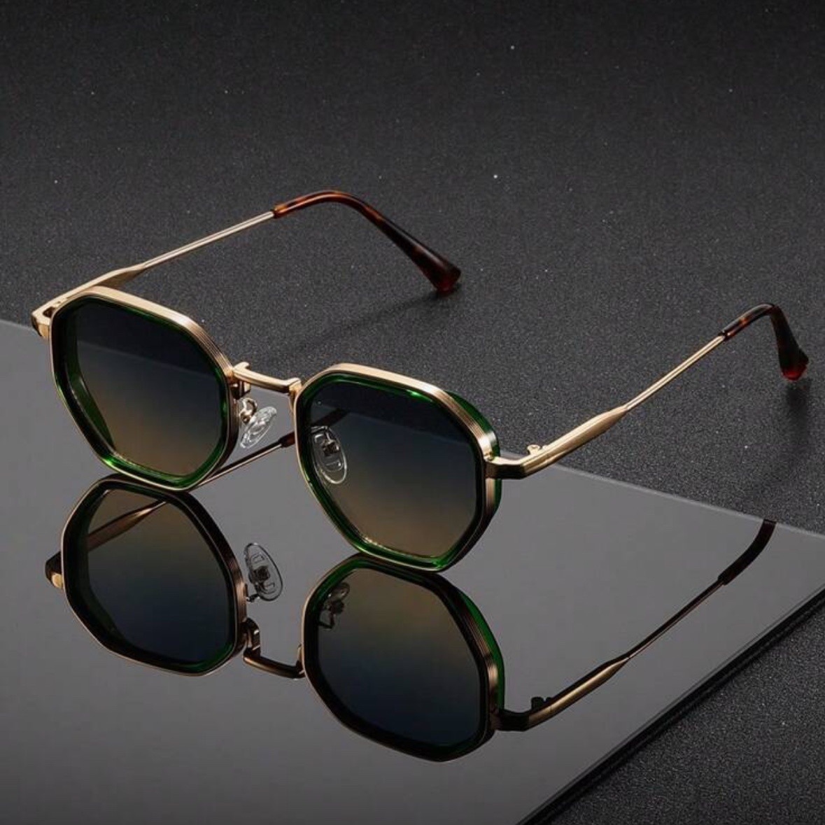 1 çift Unisex Yuvarlak Metal M - Vintage Fashion Female incelemesi ve fiyatı