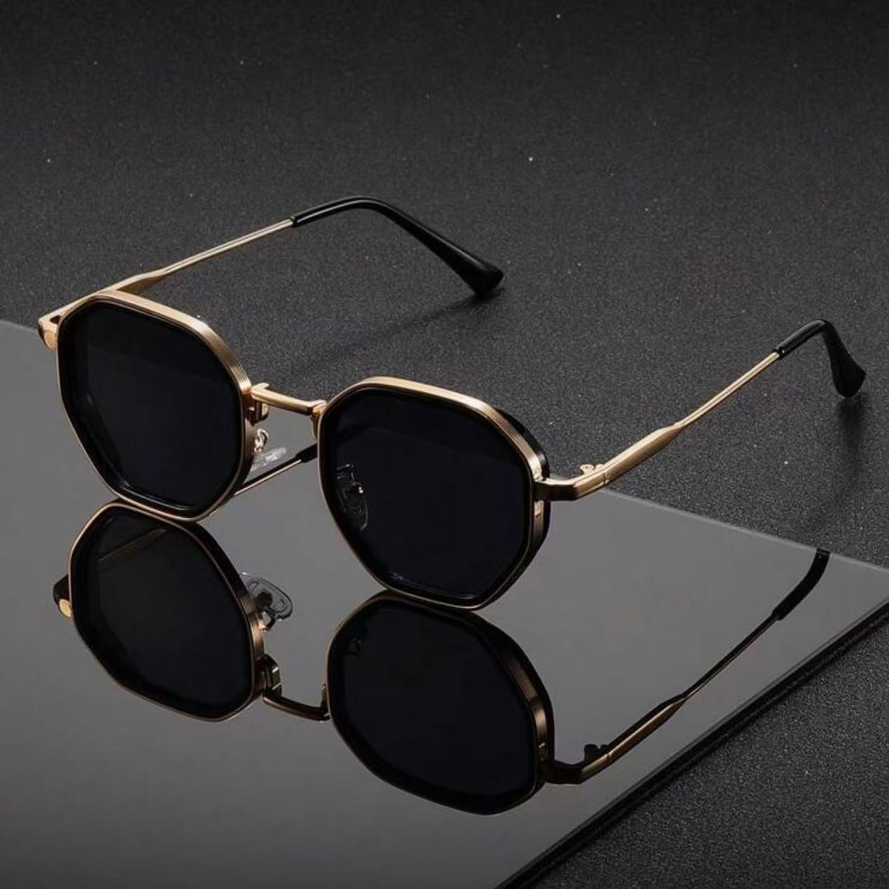 1 çift Unisex Yuvarlak Metal M - Vintage Fashion Female incelemesi ve fiyatı