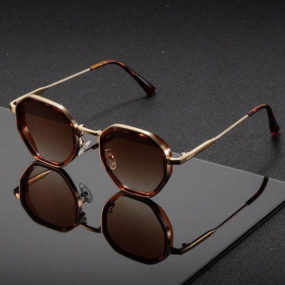 1 çift Unisex Yuvarlak Metal M - Vintage Fashion Female incelemesi ve fiyatı